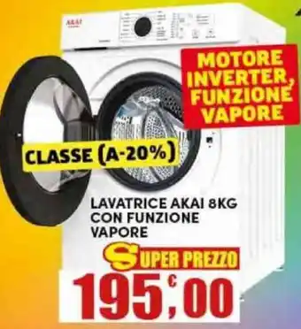 Lavatrice Akai 8kg