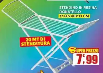 Stendino in resina Donatello