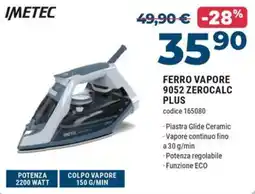 Sinergy Imetec ferro vapore 9052 zerocalc plus offerta