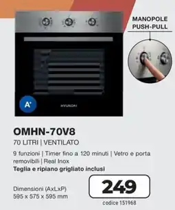 Sinergy Oven Hyundai OMHN-70V8 offerta