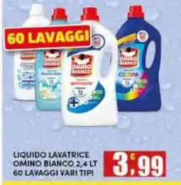 Maury's Liquido lavatrice Omino Bianco offerta