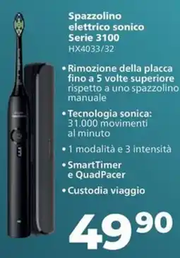 Sinergy Spazzolino elettrico sonico Serie 3100 offerta