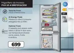 Sinergy Frigorifero da incasso First 60 AI offerta