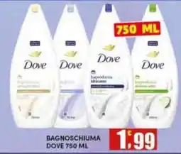 Maury's Bagnoschiuma Dove offerta