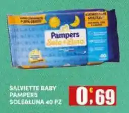 Maury's Salviette baby Pampers Sole&Luna offerta