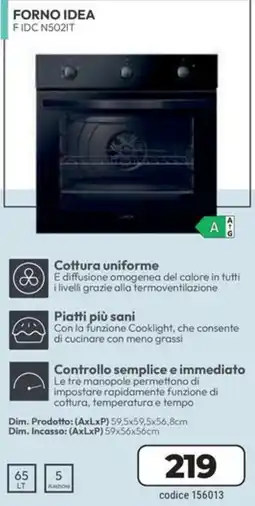 Sinergy Forno Idea offerta