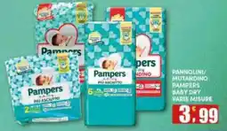 Maury's Pannolini/ mutandino Pampers baby dry offerta