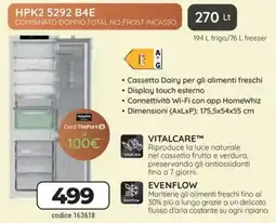 Sinergy Hotpoint Combinato doppio total no frost incasso offerta