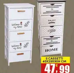 Maury's 5 cassetti offerta