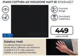 Sinergy Piano cottura ad induzione Matt SE offerta