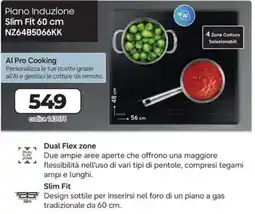 Sinergy Piano Induzione Slim Fit 60 cm offerta