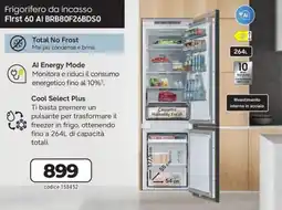Sinergy Frigorifero da incasso First 60 AI offerta