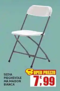 Maury's Sedia pieghevole Ma Maison bianca offerta