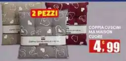 Maury's Coppia cuscini Ma Maison Cuore offerta