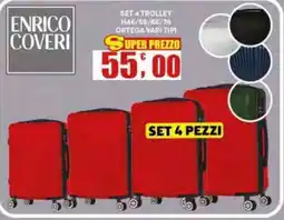 Maury's Enrico Coveri set 4 trolley offerta