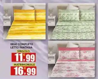 Irge completo letto fantasia