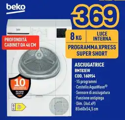AmiCo Shop Asciugatrice Beko offerta
