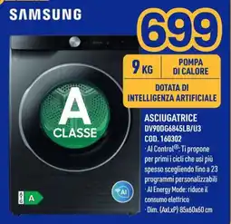 AmiCo Shop Samsung asciugatrice offerta