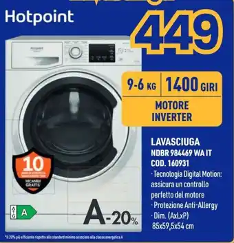 Lavasciuga Hotpoint