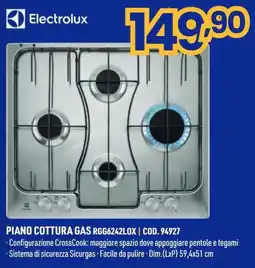 AmiCo Shop Piano cottura gas Electrolux offerta