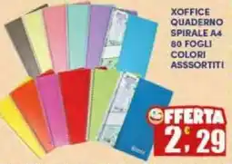 Maury's Xoffice quaderno spirale a4 offerta
