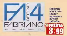 Maury's Blocco F4 Fabriano offerta