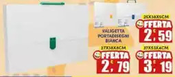 Maury's Valigetta portadiseni bianca offerta