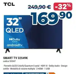 Sinergy TCL SMART TV 32S49K offerta