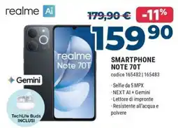 Sinergy realme Note 70T offerta