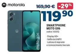Sinergy Smartphone moto g06 offerta