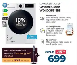 Sinergy Lavasciuga Crystal Clean offerta