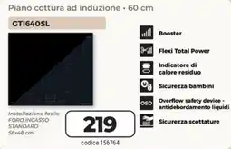 Sinergy Piano cottura ad induzione GTI640SL offerta
