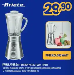 AmiCo Shop Ariete frullatore 561 blendy metal offerta