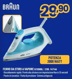 AmiCo Shop Braun ferro da stiro a vapore offerta