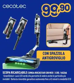 AmiCo Shop Scopa ricaricabile Conga Rockstar S30 Neo offerta