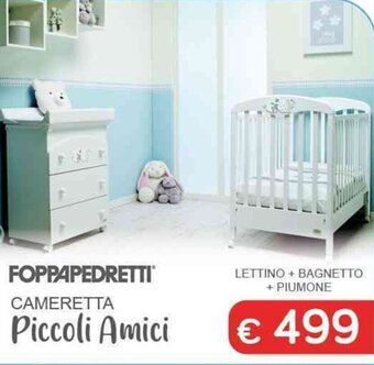 Foppapedretti Lettino + Bagnetto + Piumone