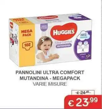 Huggies Pannolini Ultra Comfort Mutandina - Megapack