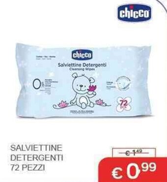 Chicco Salviettine Detergenti 72 pezzi