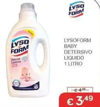 Lysoform Baby Detersivo Liquido 1 litro