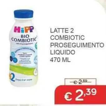 Primi Anni Hipp Latte 2 Combiotic Proseguimento Liquido 470ml offerta
