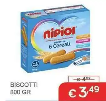 Nipiol Biscotti 800gr