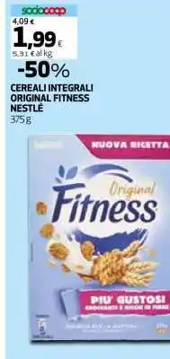 Coop CEREALI INTEGRALI ORIGINAL FITNESS NESTLÉ offerta