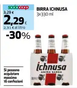 Coop BIRRA ICHNUSA offerta