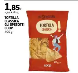 Coop TORTILLA CLASSICA GLI SPESOTTI COOP offerta