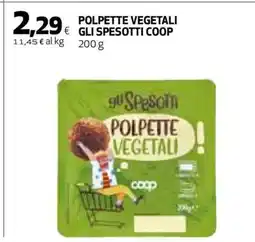 Coop POLPETTE VEGETALI GLI SPESOTTI COOP offerta