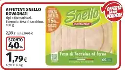 Coop AFFETTATI SNELLO ROVAGNATI offerta