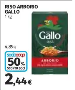 Coop RISO ARBORIO GALLO offerta