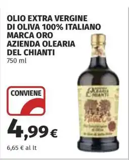 Coop OLIO EXTRA VERGINE DI OLIVA 100% ITALIANO MARCA ORO AZIENDA OLEARIA DEL CHIANTI offerta