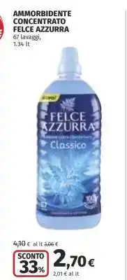Coop Ammorbidente Concentrato Felce Azzurra offerta