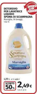 Coop DETERSIVO PER LAVATRICE LIQUIDO SPUMA DI SCIAMPAGNA offerta